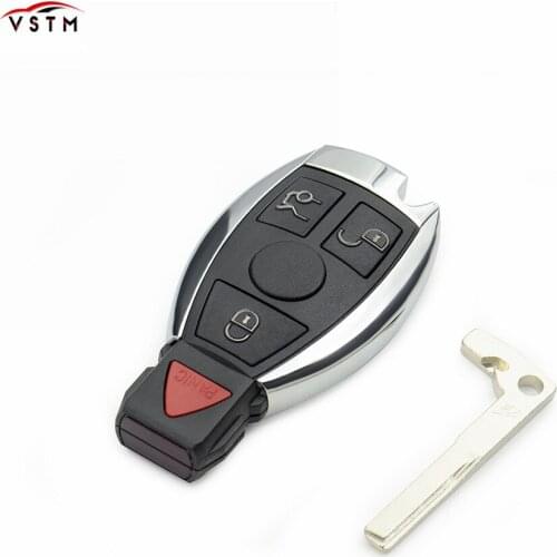 Hot Saleing NEC and BGA 315MHz Or 433MHz 3 Buttons Smart Remote Key For Me-rcedes for Be-nz Year 2000+ Supports In Stock
