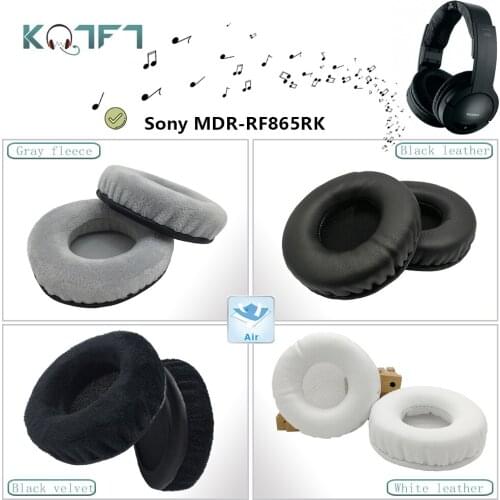 KQTFT flannel 1 Pair of Replacement Ear Pads for Sony MDR-RF865RK Headset EarPads Earmuff Cover Cushion Cups