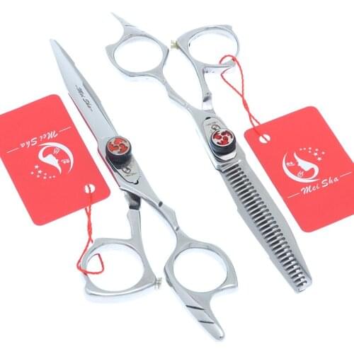 Meisha 5.5 inch High Quality Hair Scissors Professional Barber Hairdressing Cutting Thinning Shears Salon Haircut Tools A0166A