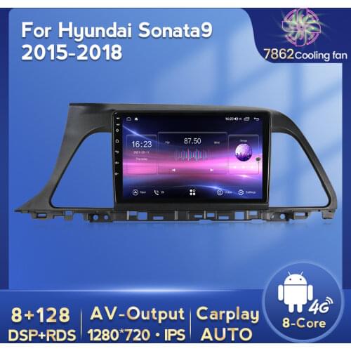 Wholesale price! 6+128G Android 10 Car DVD GPS Navigation Player For Hyundai Sonata 7 LF 9 2014-2017 with carplay 4G LTE DSP