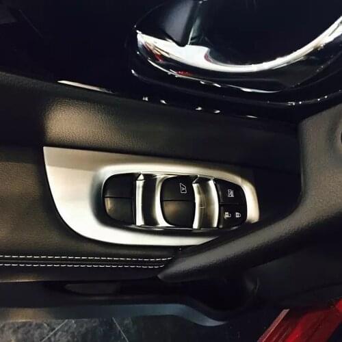 For Nissan Qashqai J11 2014 2015 2016 2017 2018 2019 Interior Stickers Window Lift Switch Button Panel Cover Trim Accessories