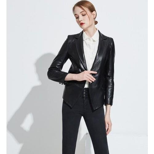 Genuine Leather Autumn Jacket Sheepskin Coat Female Korean Blazer Women Clothes 2020 Chaqueta Mujer MY3971