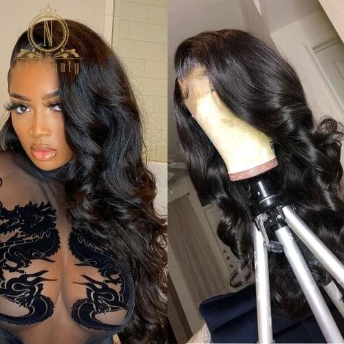 30 inch Loose Wave 13x4 Lace Front HD Lace Human Hair Wigs For Black Women 4X4 Lace Closure Wig Prelucked Hair 150 NaBeauty Remy