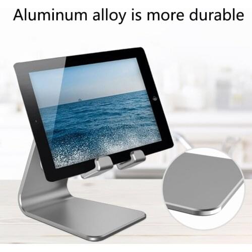 Mobile phone clip Tablet Aluminum Alloy Suitable Desktop Lazy Metal Bracket Desktop Stand Holder Dock Compatible with Tablet