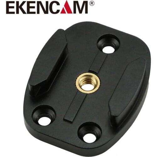 Aluminum Alloy Flat Surface Mount For Insta360 One X2 GoPro Hero 9 8 7 6 5 4 Session for Go Pro Max Yi 4K SJCAM DJI OSMO Camera