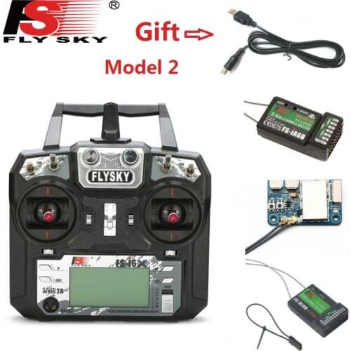 Flysky I6X FS-i6X 10CH 2.4G AFHDS 2A RC Transmitter control With FS-iA6B FS-iA10B FS-X6B FS-A8S IA6 A8S Receiver For Rc Airplane