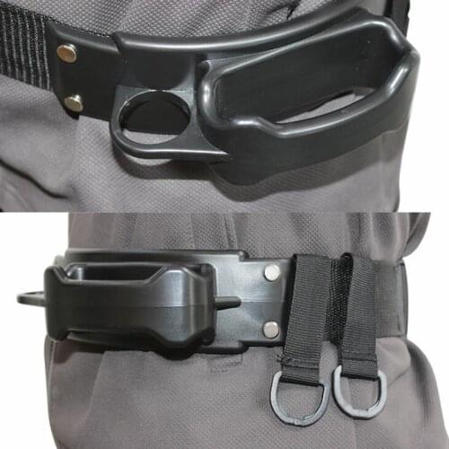 Adjustable Fishing Rod Holder Waist Nylon Belt Adjustable Stand Up Combat Boat Jigging Fishing Rod Holder Tackles Accessories