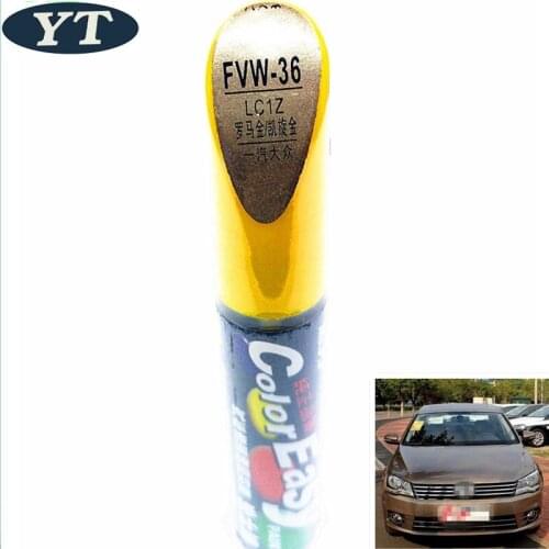 Car scratch repair pen, auto painting pen GOLD color for volkswagen polo golf 6,7 touran passat tiguan CC ,car painting pen