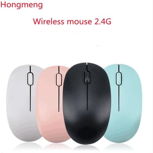 Hongmeng Cute and Beautiful 2.4G Silent Wireless Mouse portable Mouse For Home office mini Laptop
