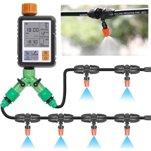 Automatic watering device household garden timing irrigation device atomization / drip irrigation system kit 20-25 sets