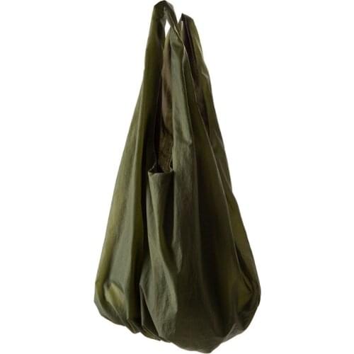 Female Light Farbic Slouch Shopper Bag Teenager Japanese Style Fashion Big Capacity Yellow Black Shopping Handbag Bag for Women