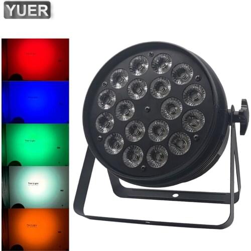 Aluminum Alloy LED Par 18x15W RGBWA 5IN1 Lighting Professional For Stage Effec Atmosphere Of Disco DJ Music Party Club Dance