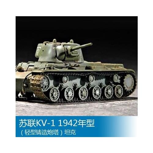 Trumpeter 1/72 Soviet KV-1 1942 (light Cast Turret) Tank S07233