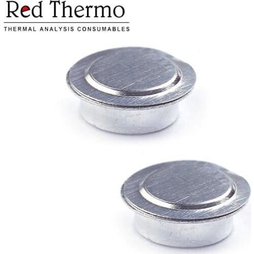 Tzero Aluminum pan with lid for 901670.901/901684.901 TA TGA sample pan DSC crucibles DSC sample tray Red Thermo100pcs/lot