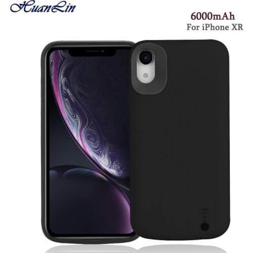 High Quality 6000 mah External Battery Charger For iPhone XR Power Bank Pack Charging Case Shell