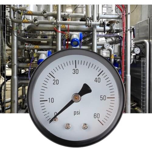 High-quality 60PSI Mini Axial Hydraulic Oil Pressure Gauge Lucid Dial Gas Pressure Gauge Easy Installation for Air Pump