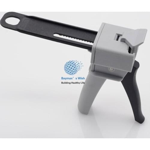 1* 50ml Dental Lab Impression Mixing Dispenser Dispensing Gun 4:1 / 10:1