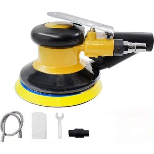 125mm Pneumatic Air Sander Polisher Tool With accessories Polishing Orbital Palm Machine Grinder for Car Paint Care Rust Removal