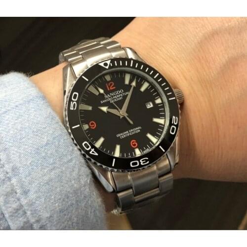 40MM SANGDO 21 jewels Automatic Self-Wind movement High quality mens watch luminous Mechanical watches sd83-20