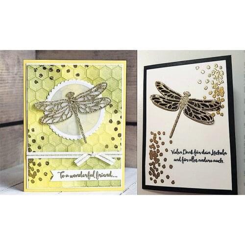 7.2x5.8cm dragonfly Cutting dies metal crafts paper die-cutting /DIY embossing Easter and New Year Scrapbooking