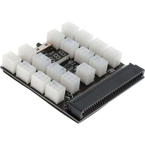 Breakout Board Adapter for 750W/1200W/1500W Power Supplies Ethereum ETH ZEC