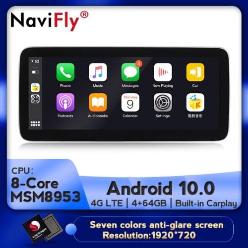 NaviFly 1920*720 Carplay 4GB DSP Android 10 Car multimedia player gps for Mercedes benz G Class W461 G500 G350 2013-2018