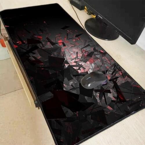 Abstract Dark Speed Locking Edge Large Mouse Pad Waterproof Game Desk Mousepad Keyboard Mat for Warcraft Dota LOL