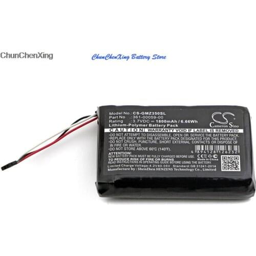 Cameron Sino 1800mAh Battery 361-00059-00 for Garmin ZUMO 350LM