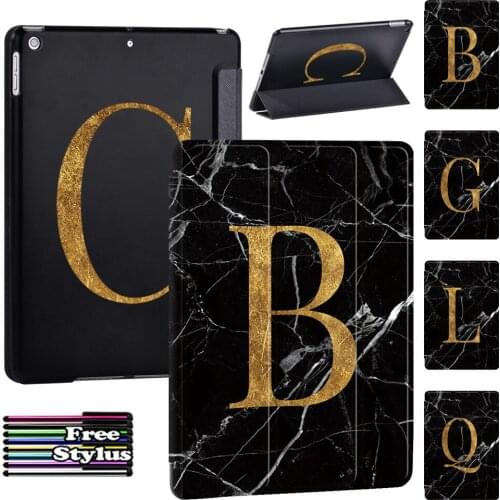 Tablet Case for Apple IPad 8th 7th Gen 10.2"/IPad 5th 6th Gen 9.7"/Mini 1 2 3 4 5 Leather Smart Sleep Wake Trifold Stand Cover