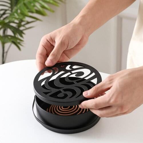 Mosquito Coil Holder Retro Portable Mosquito Incense Burner for Home and Garden baby child pregnant killer pest wholesale