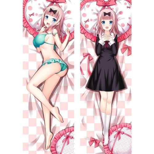 Newly Design Anime Kaguya sama: Love is war Pillow Cover Dakimakura case Sexy Girl 3D Double-Sided Bedding