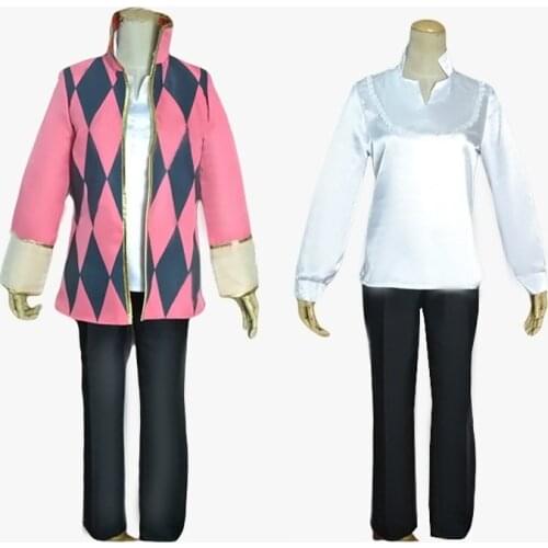 Japan Anime Howls Moving Castle Howl Cosplay Costume made Jacket Coat Shirt