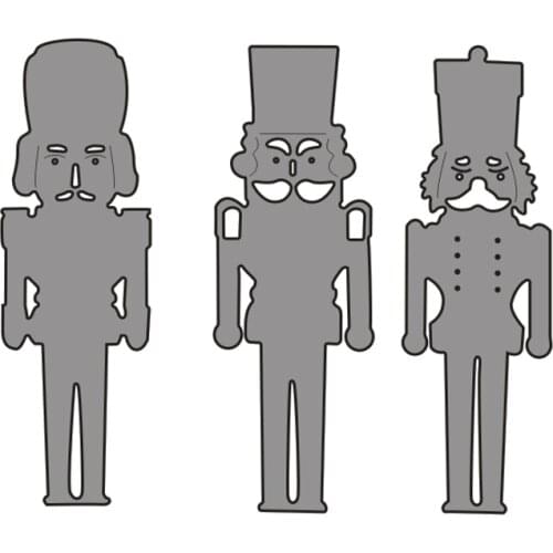 Soldier doll Carbon steel Cutting Dies Stencil Craft for DIY Creative Scrapbook Cut Stamps Dies Embossing Paper Hand Craft