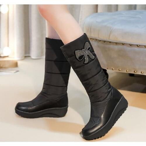 Big Size Euro-American style, sweet round head, low heel metal decorative boot jacket to keep warm