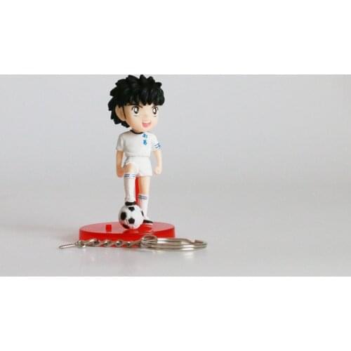 Hot Blood Football Comic Anime Pendant Key Chain Captain Tsubasa Ozora Tsubasa Figure Model Toys