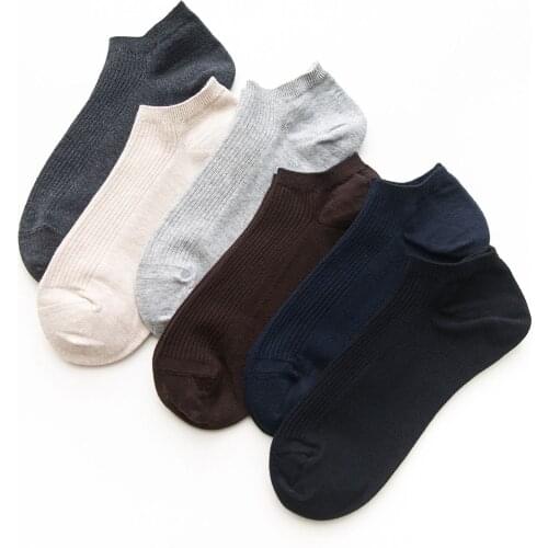 2020 new free Shipping Summer Spring Fashion Soild young Boy Ship Boat Stealth Sock 98%cotton 6pair/lot students Teenagers
