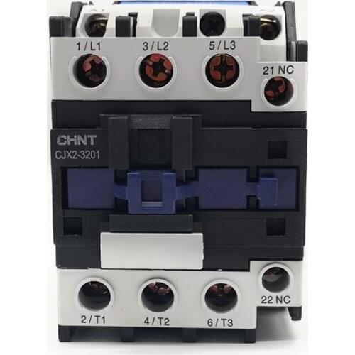 Original CHINT CJX2-3201 AC Contactor 1NC 32A Coil Voltage 380V 220V 110V 36V 24V LC1-D AC Contactor