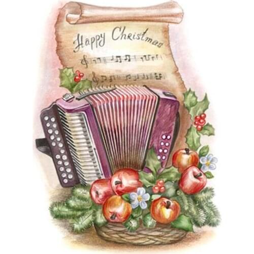 Full Square/Round Drill 5D DIY Diamond Painting "Accordion" 3D Diamond Embroidery Cross Stitch Mosaic Rhinestone Decor Gift