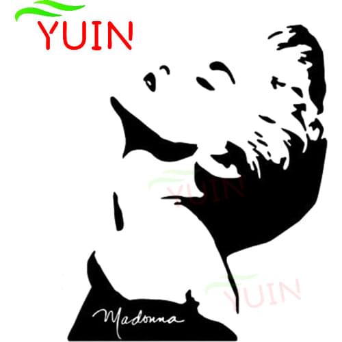 Sexy MADONNA Avatar Car Applique Fashion Car Body Window Decoration PVC Waterproof Sunscreen Sticker Can Be Customized Color