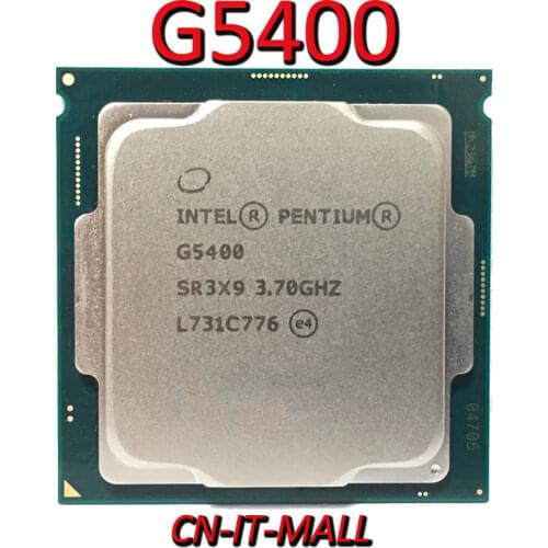 Intel Pentium G5400 CPU 3.7G 4M 2 Core 4 Thread LGA1151 Processor