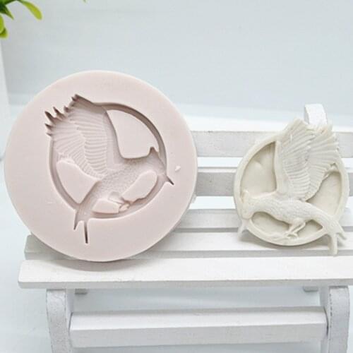 Birds Silicone Mold Fondant Molds DIY Cake Decorating Tools Candy Chocolate Gumpaste Mould Cupcake Baking Resin Soap Mold M366