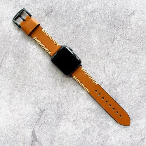 Real Leather Bracelet For Apple Watch Band 5 38mm 40mm 42mm 44mm Leather Apple iWatch Strap Series 1 2 3 4 5 Watchband