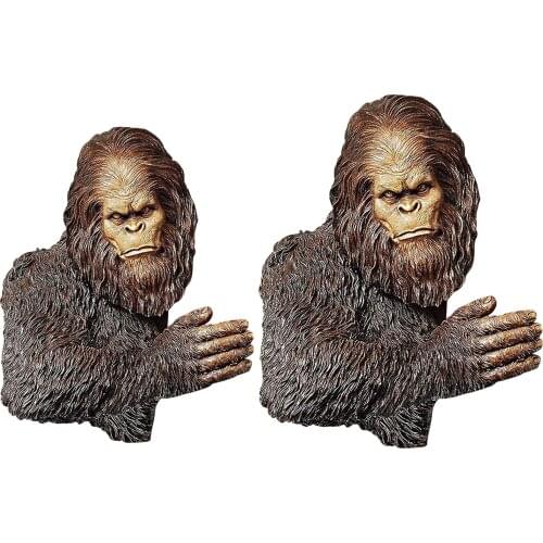 Garden Statue Bigfoot The Bashful Tree Statue Garden Decoration Garden Ornament Accessories Tree Desk Decoration Gift Helpful