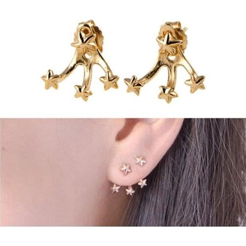 925 sterling silver simple girl women jewelry earring high quality simple minimal delicate design