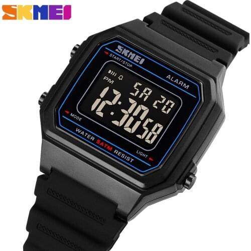 Skmei 2020 Hot Sell Digital Watch Fashion Simple Sports Waterproof Luminous Trend Multi-Functional Men Or Women Electronic Watch
