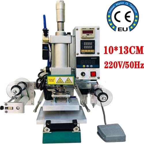 WH-T03 pneumatic hot stamping machine leather wood LOGO brand machine hot stamping tools