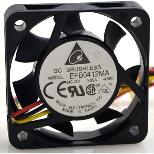 For delta EFB0412MA 4010 12V 0.09A 4CM server inverter axial case cooling fan