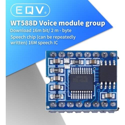 WT588D WT588D-16p 8M Voice Sound Modue Audio Player High definition sound quality Repeatable recording