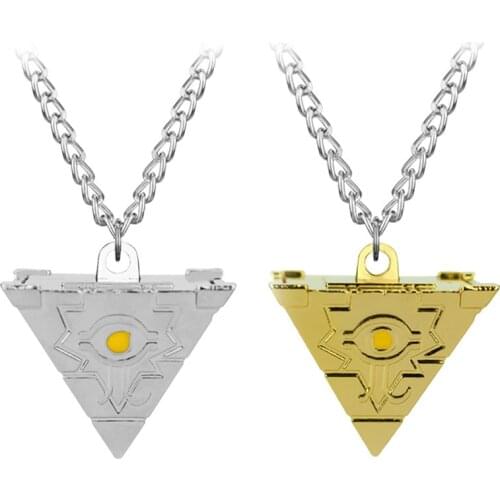 RJ Japan Game Yu-Gi-Oh! Necklaces Yugioh 3D Millennium Puzzle Necklaces Pendants YGO Kolye Collares Men Women Cosplay Jewelry