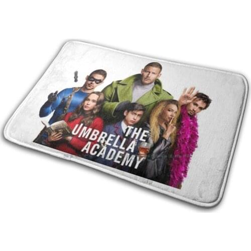 The Umbrella Acadamy Characters Mat Rug Carpet Anti-Slip Bedroom Entrance Door Mat Umbrella Academy The Umbrella Umbrella